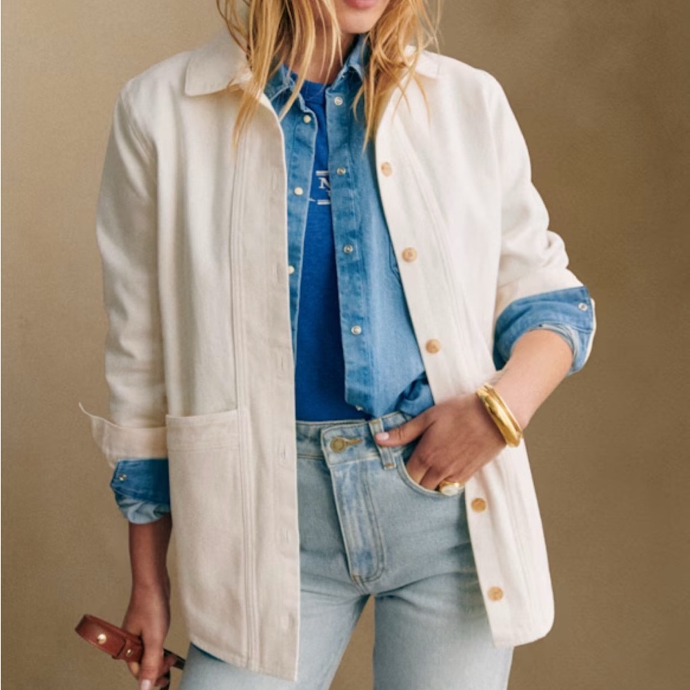 Sezane Will Jacket Cream